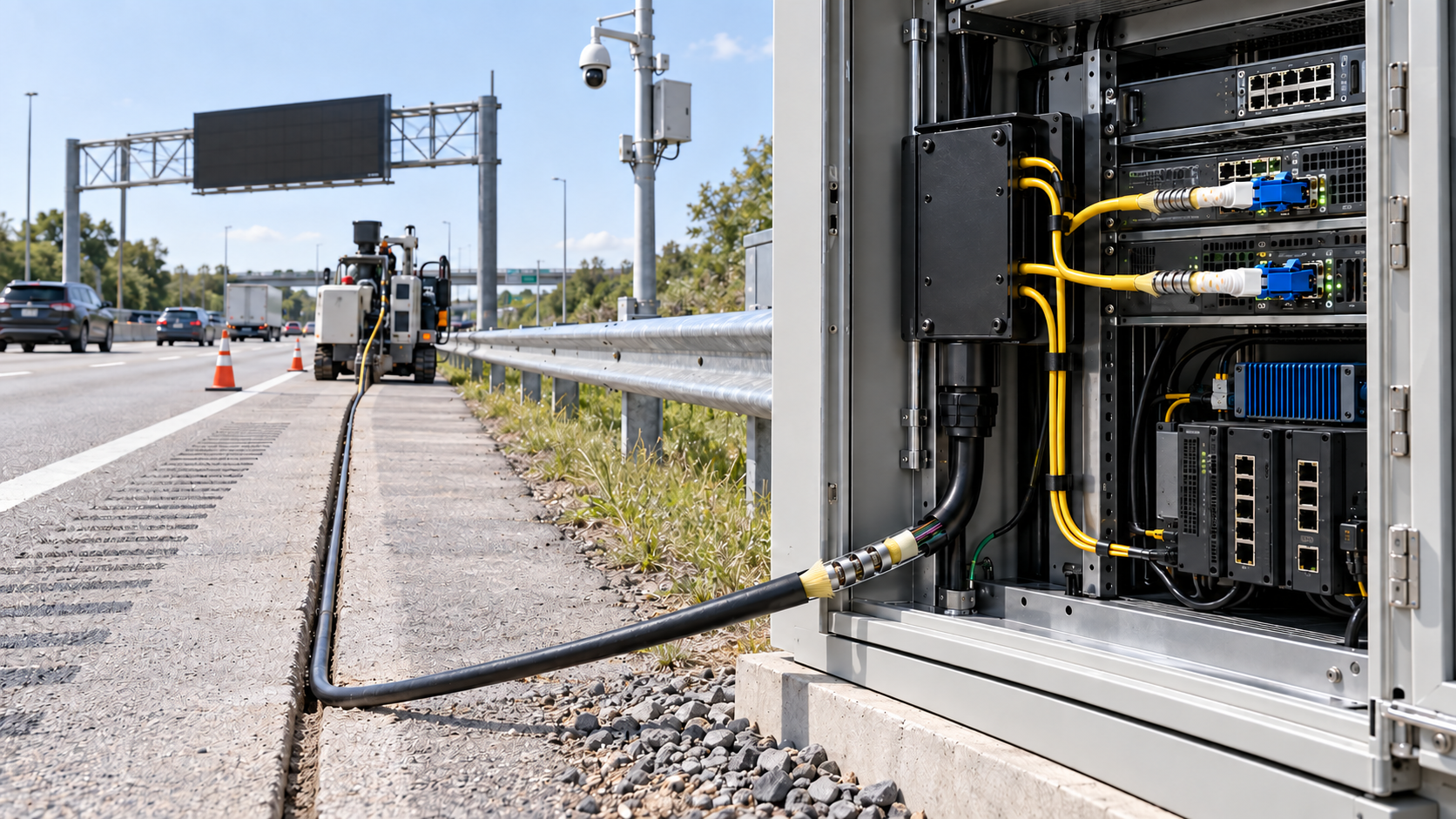 Transportation and DOT armored fiber application